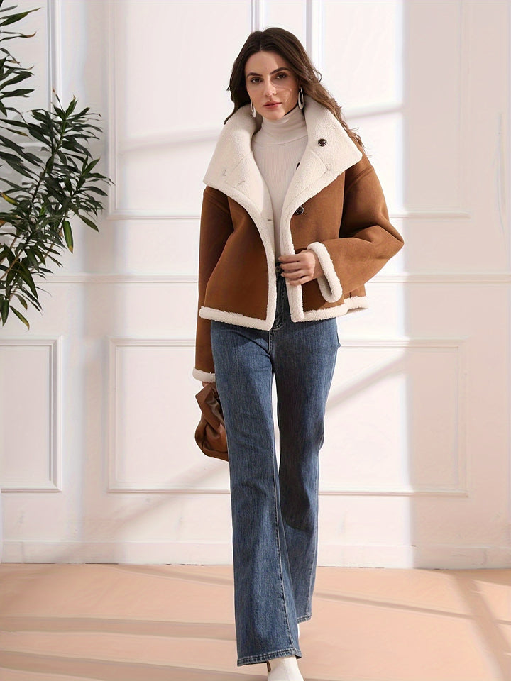 Clara  | Shearling - Lined Jacket