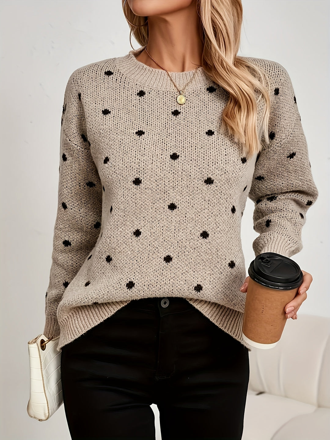 Eve | Casual Long-Sleeved Knitted Jumper