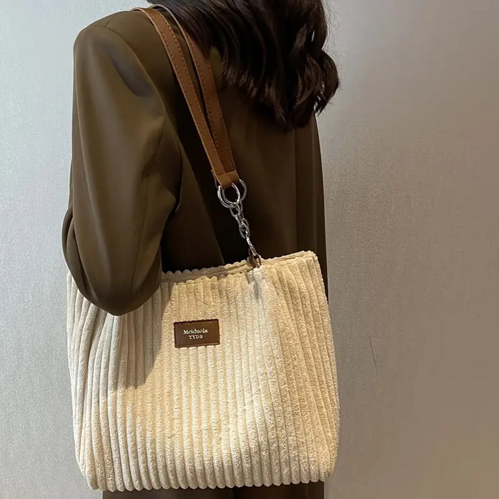 Jule | Cotton Corduroy Tote Bag