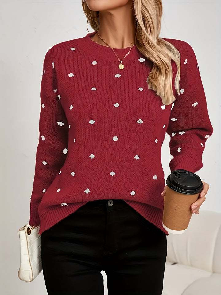 Eve | Casual Long-Sleeved Knitted Jumper