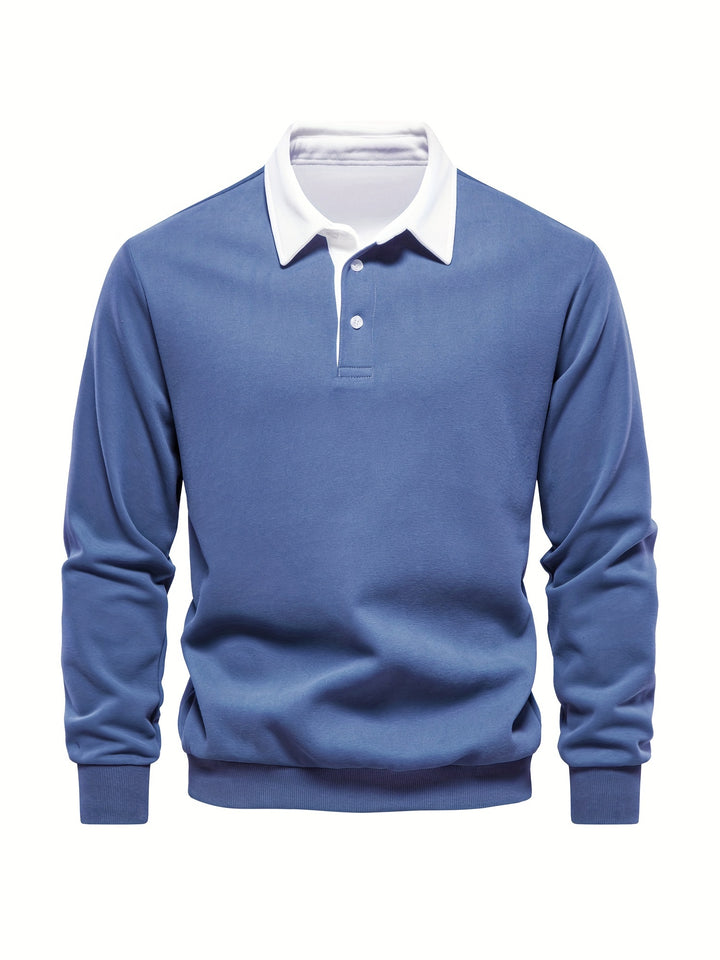 Bruno | Long-Sleeve Polo Sweater