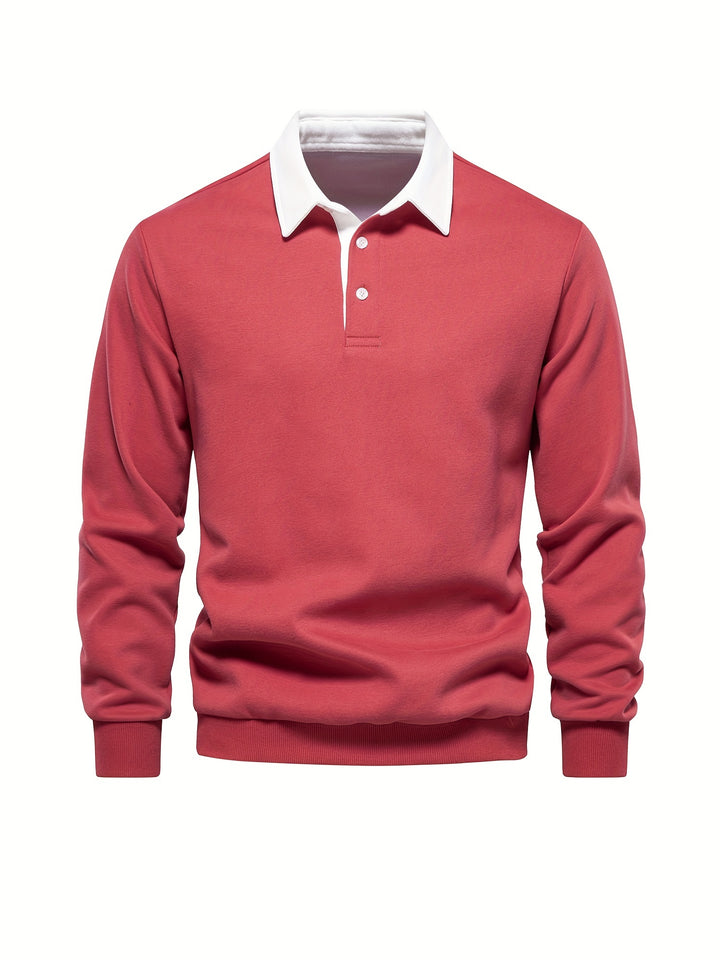 Bruno | Long-Sleeve Polo Sweater