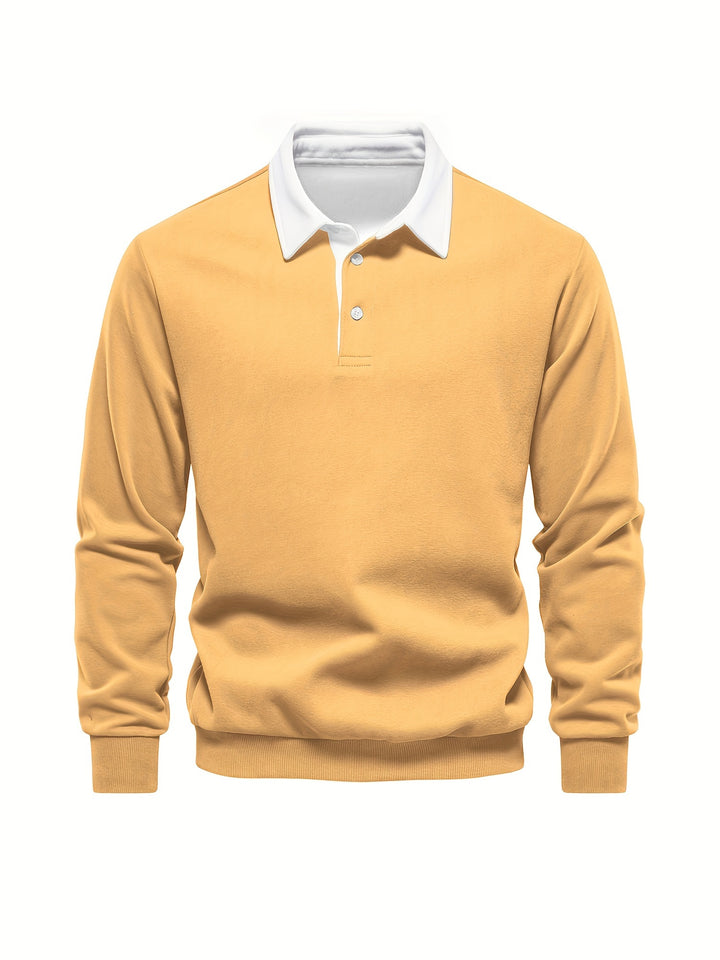 Bruno | Long-Sleeve Polo Sweater