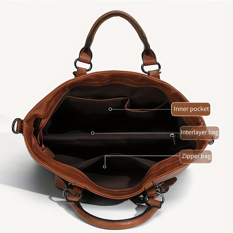 Susan | Elegant Leather Tote