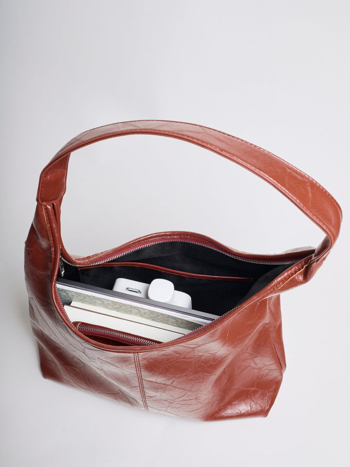 Scarlett Leather Tote - Zipper Version