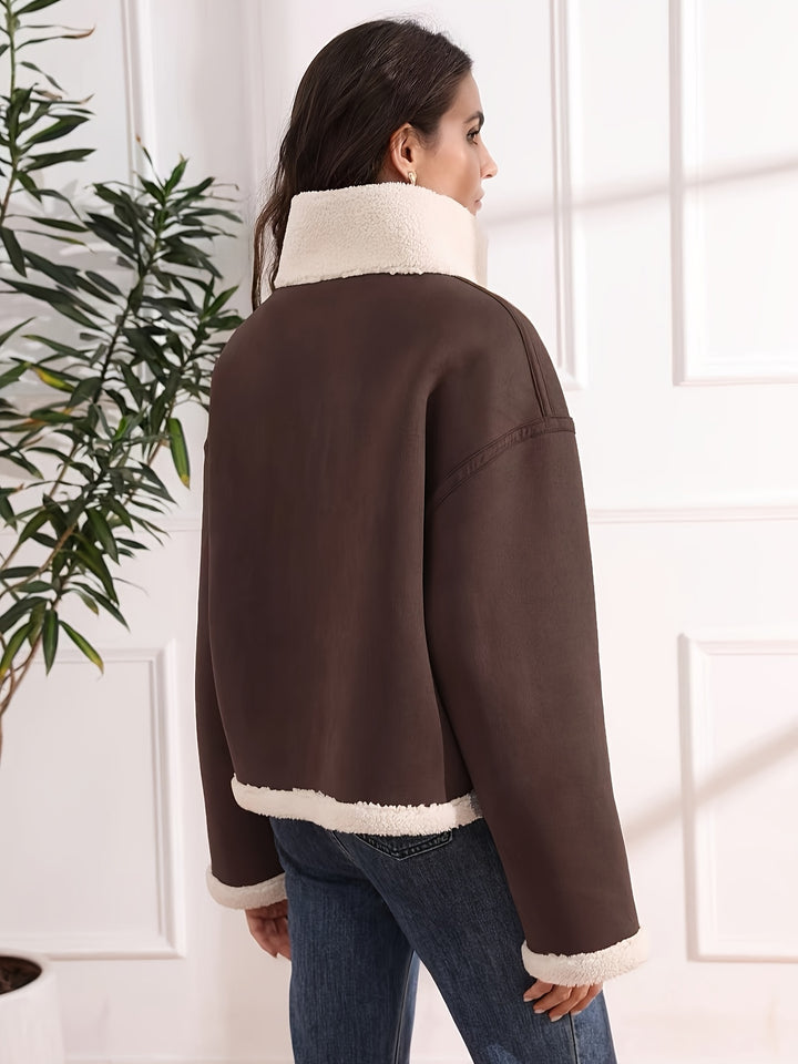 Clara  | Shearling - Lined Jacket