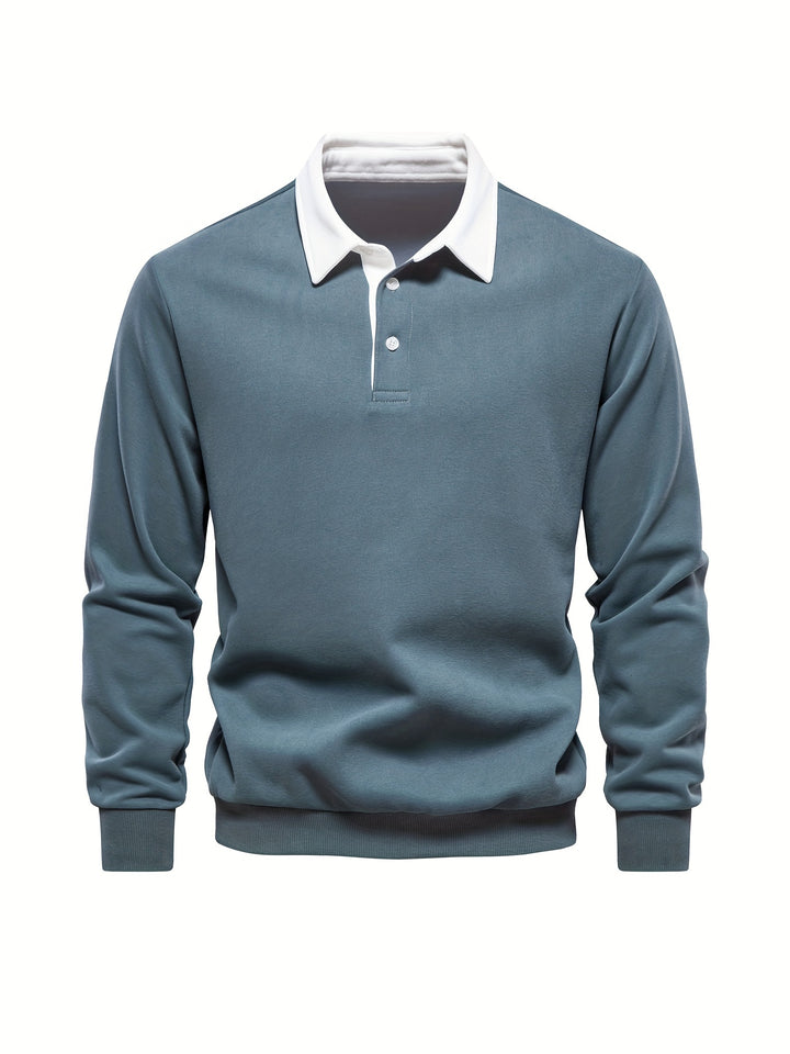 Bruno | Long-Sleeve Polo Sweater