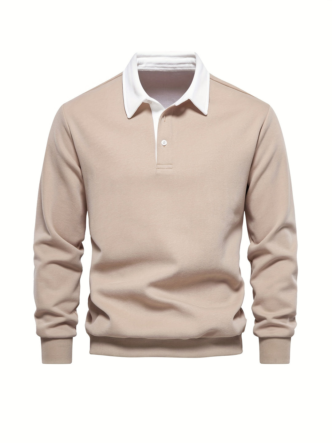 Bruno | Long-Sleeve Polo Sweater