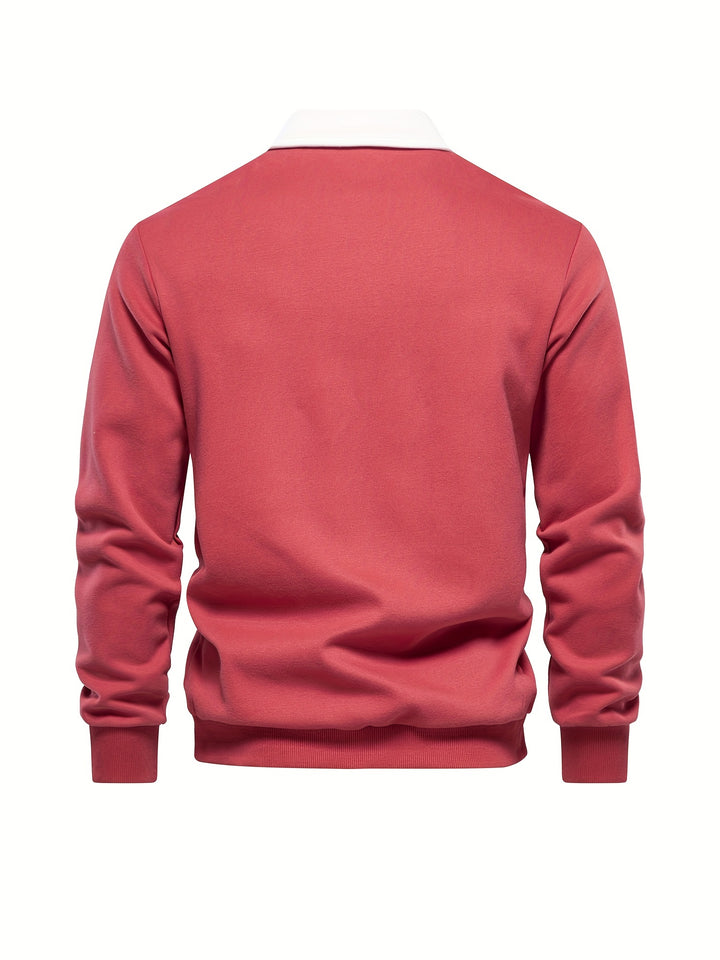 Bruno | Long-Sleeve Polo Sweater