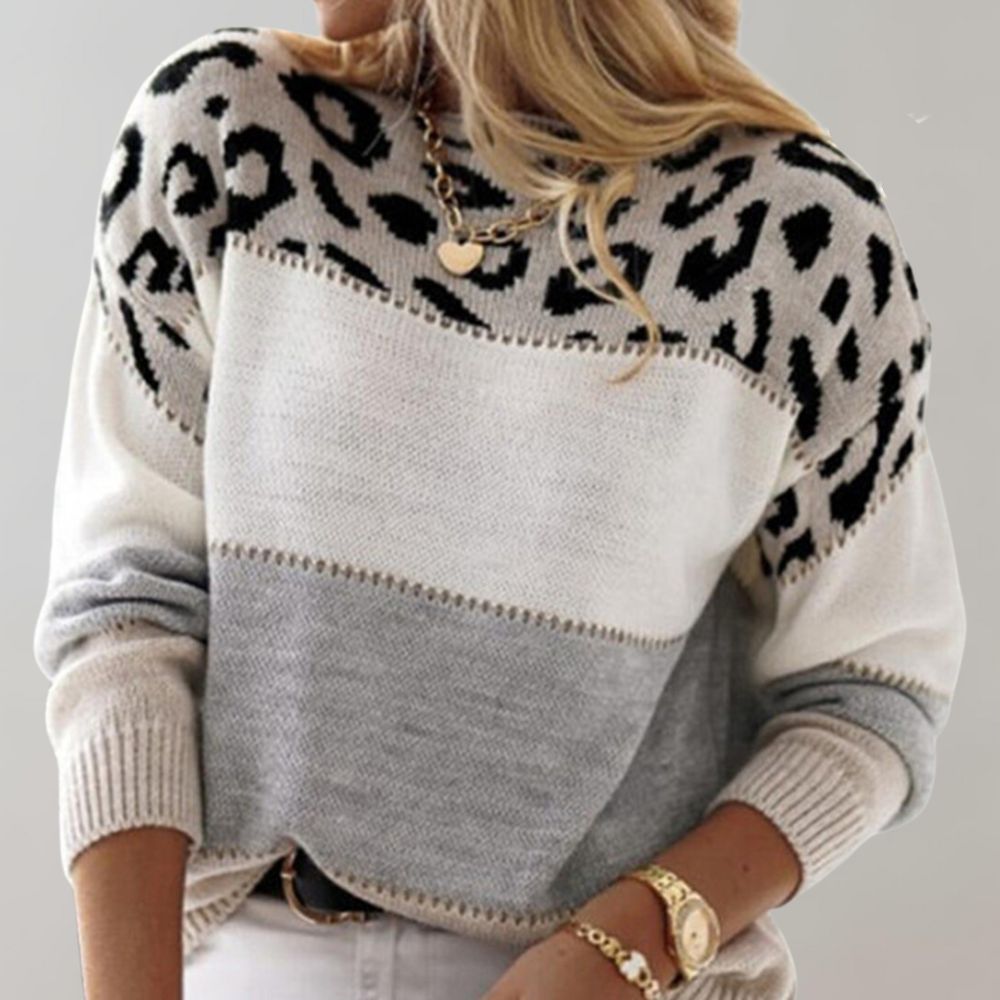 Lea | Leopard Design Sweater