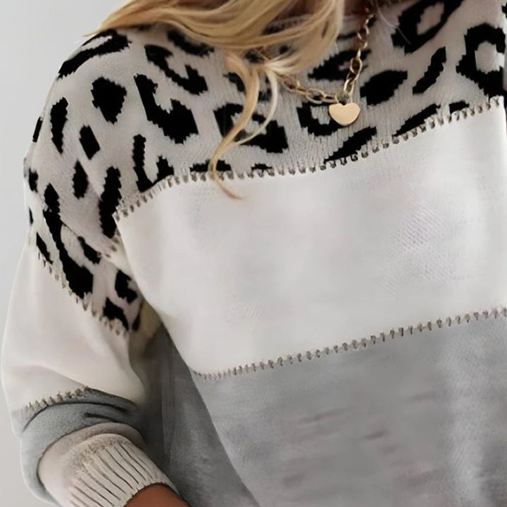 Lea | Leopard Design Sweater