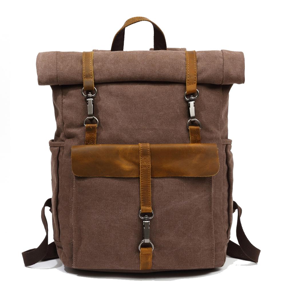 Elliot | Retro Canvas Rucksack