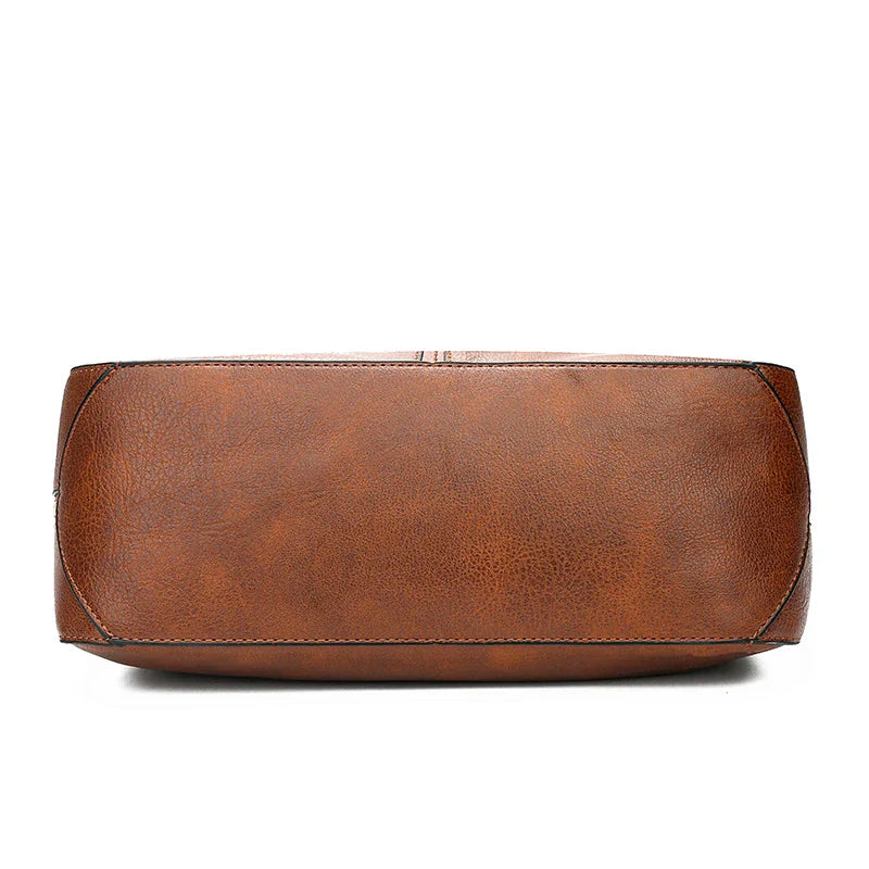 Elayne | Vintage Leather Shoulder Bag