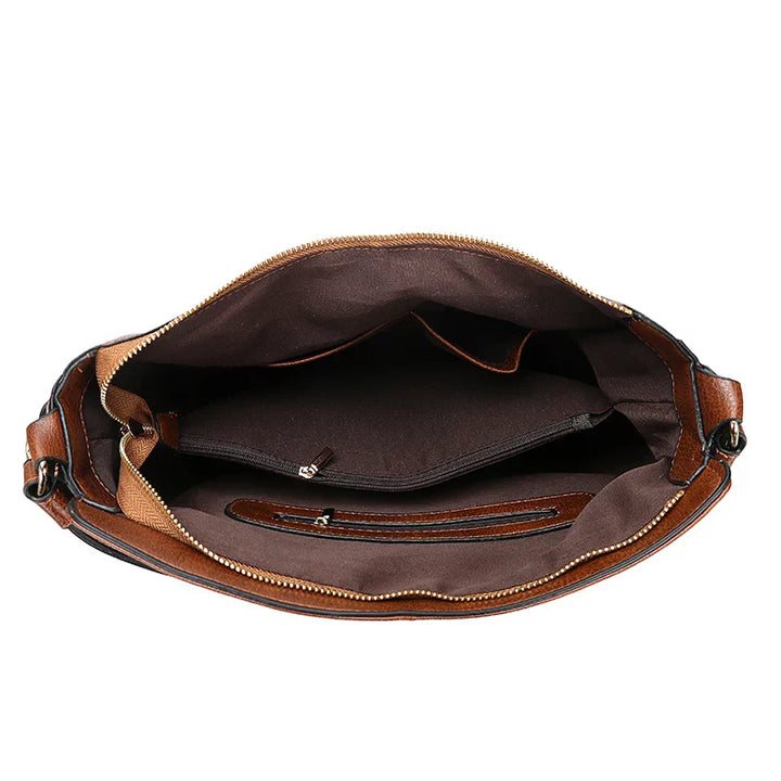 Elayne | Vintage Leather Shoulder Bag