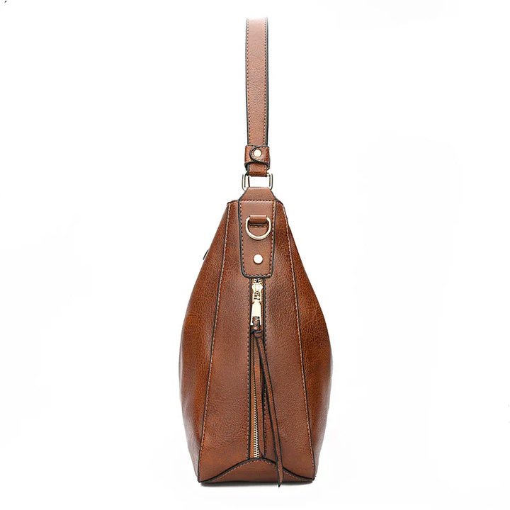 Elayne | Vintage Leather Shoulder Bag