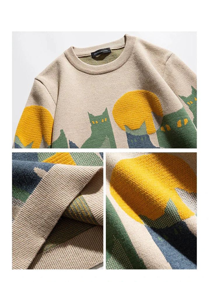 Moonlit | Cozy Sweater for Cat Lovers