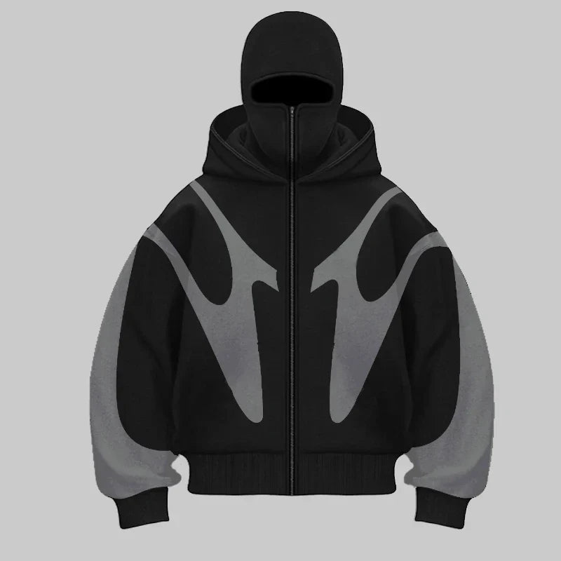 Devin | Spliced Balaclava Hoodie