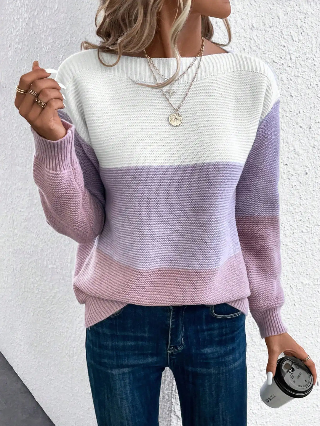 ALORA | Ombre Knit Sweater