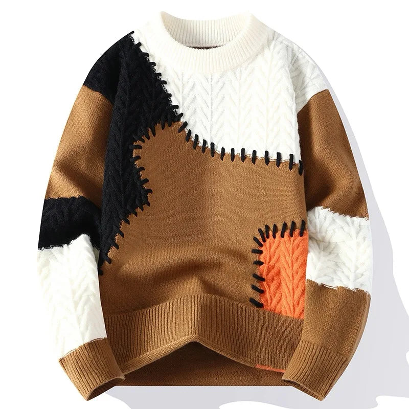 Leo | Patchwork Sweater