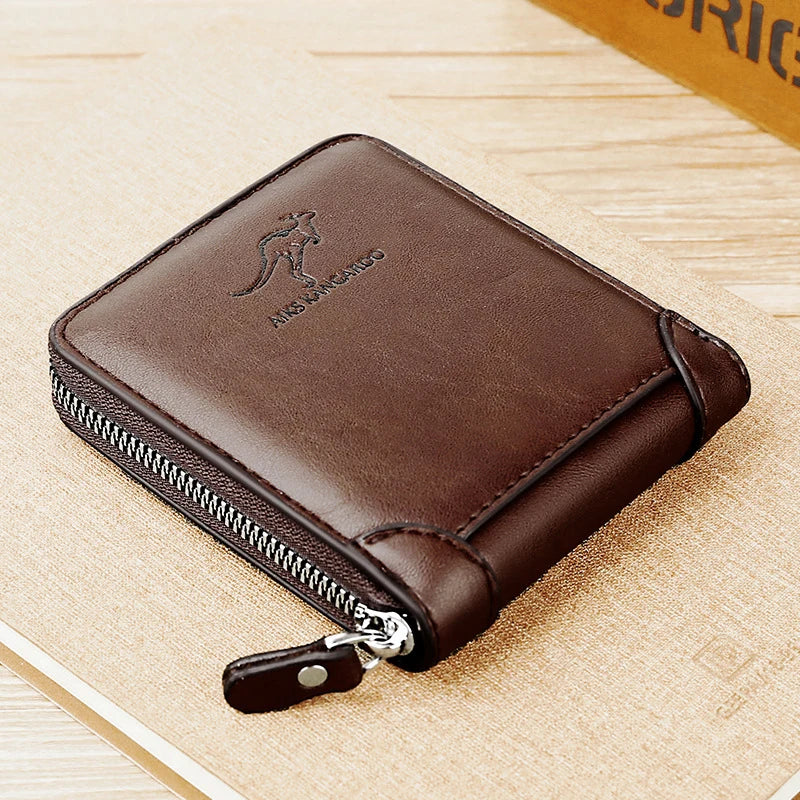 Gegoire | Secure Zippered Leather Wallet