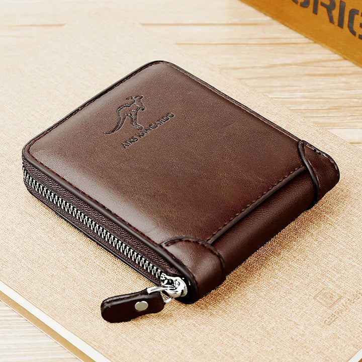 Gegoire | Secure Zippered Leather Wallet