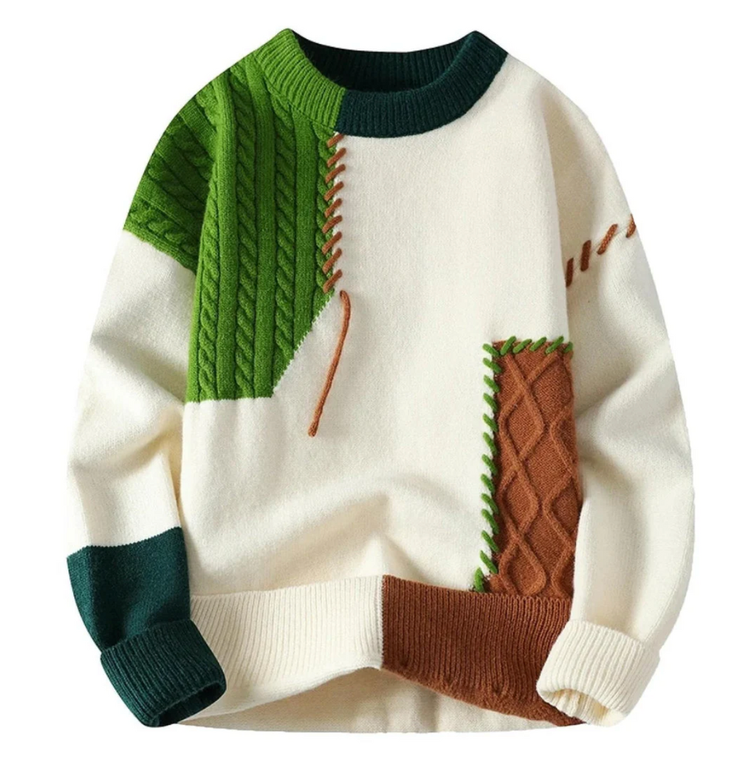 Olav | Patchwork Sweater