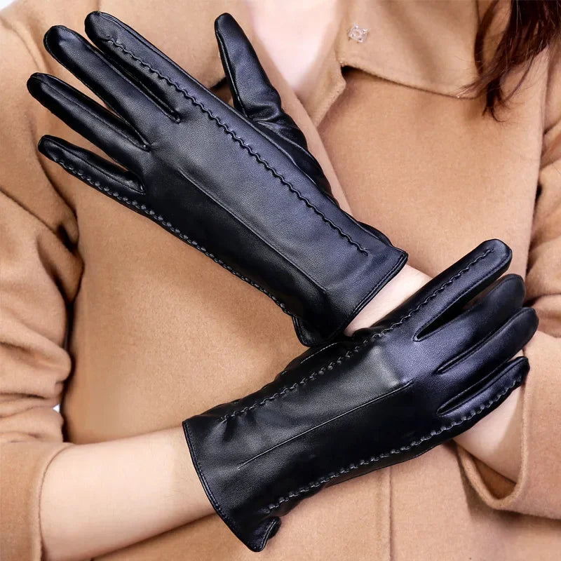 Noreen | Chic Leather Gloves