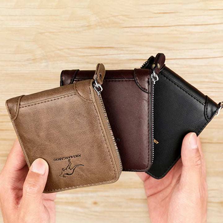 Gegoire | Secure Zippered Leather Wallet