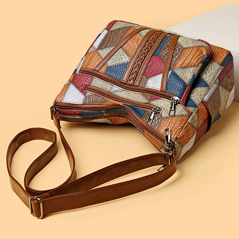 Adeline | Timeless Patchwork Shoulder Bag