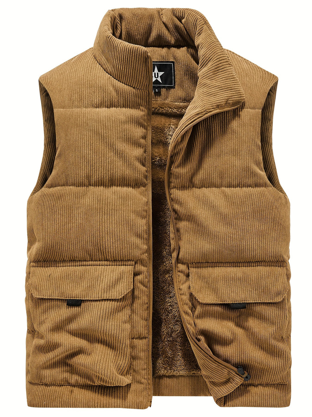 Jeff | Corduroy Sherpa Outdoor Vest