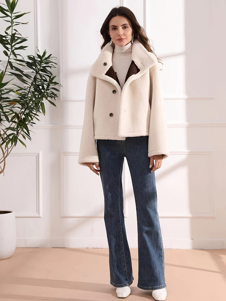 Clara  | Shearling - Lined Jacket