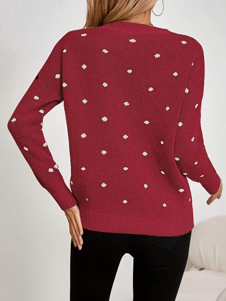 Eve | Casual Long-Sleeved Knitted Jumper