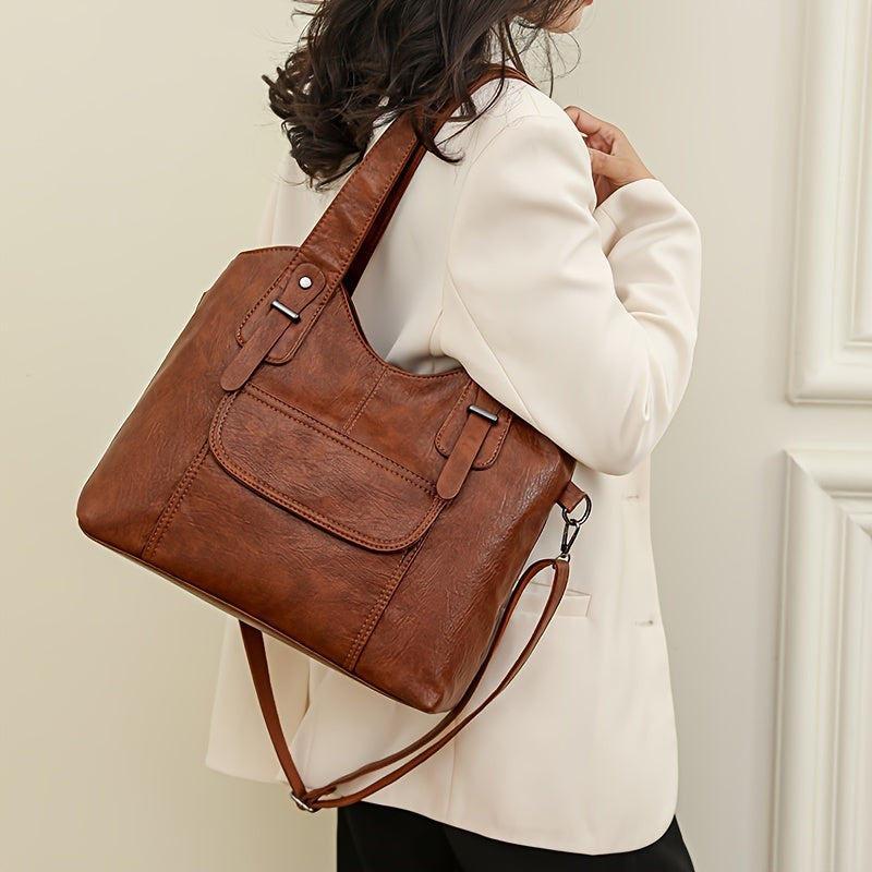 Audrey | Classic Leather Tote