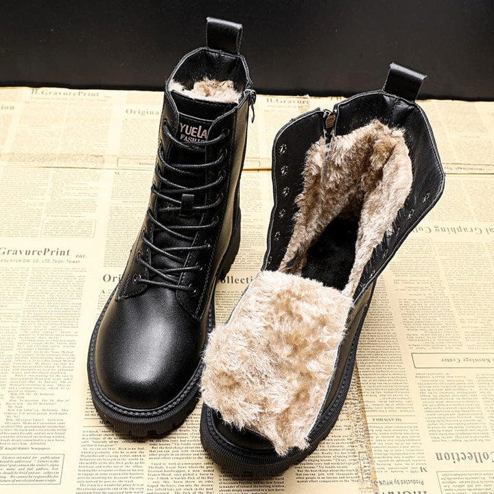 Brigit | Black Lined Boots