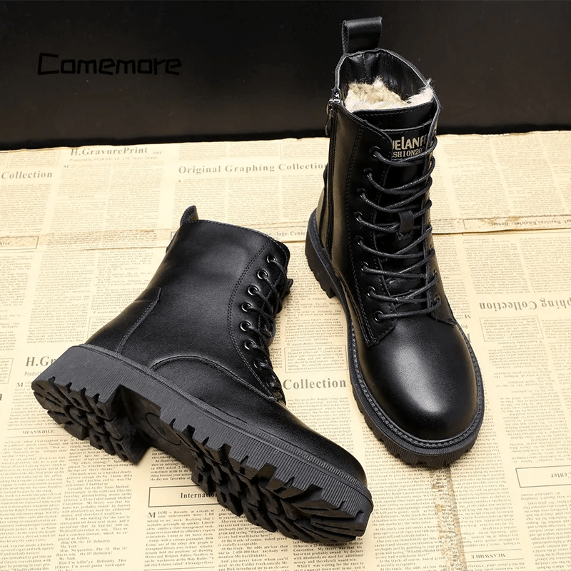 Brigit | Black Lined Boots