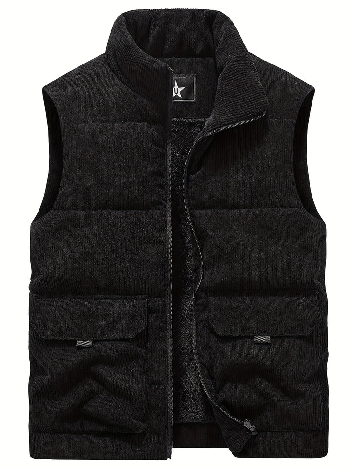 Jeff | Corduroy Sherpa Outdoor Vest