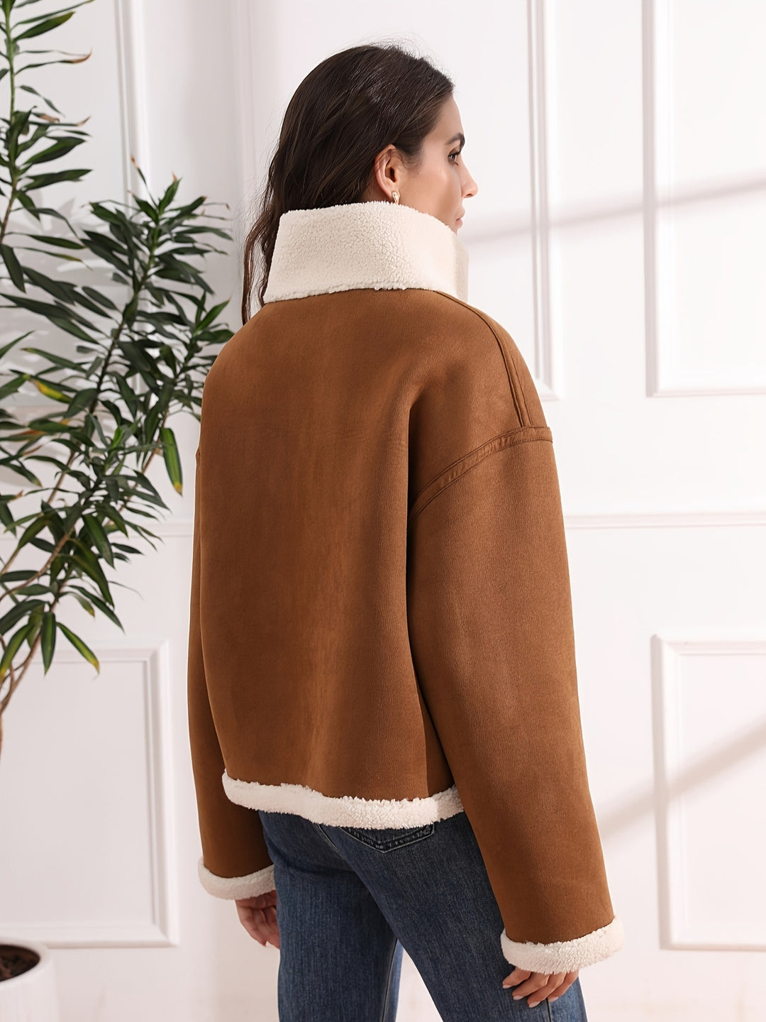 Clara  | Shearling - Lined Jacket