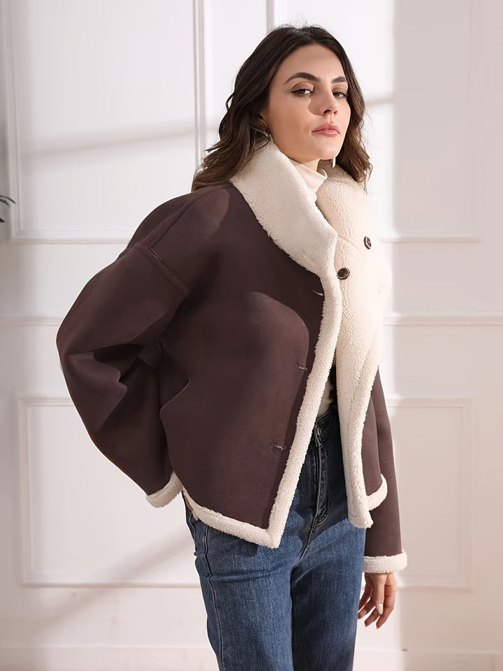 Clara  | Shearling - Lined Jacket