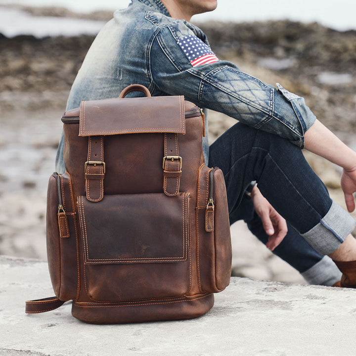 Griffin | Vintage Leather Backpack