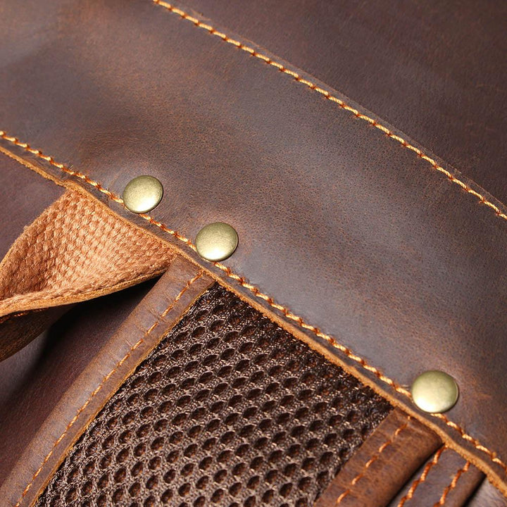 Rowan | Brown Leather Rucksack