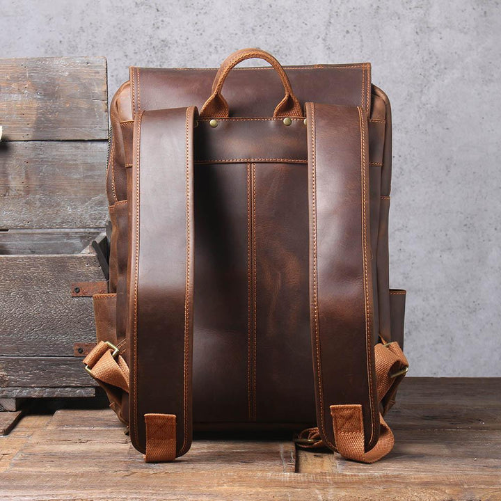 Rowan | Brown Leather Rucksack