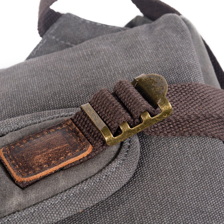 Aiden | Canvas Leather Backpack