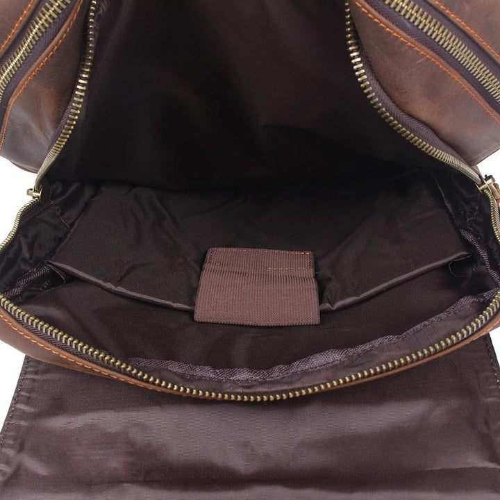 Rowan | Brown Leather Rucksack