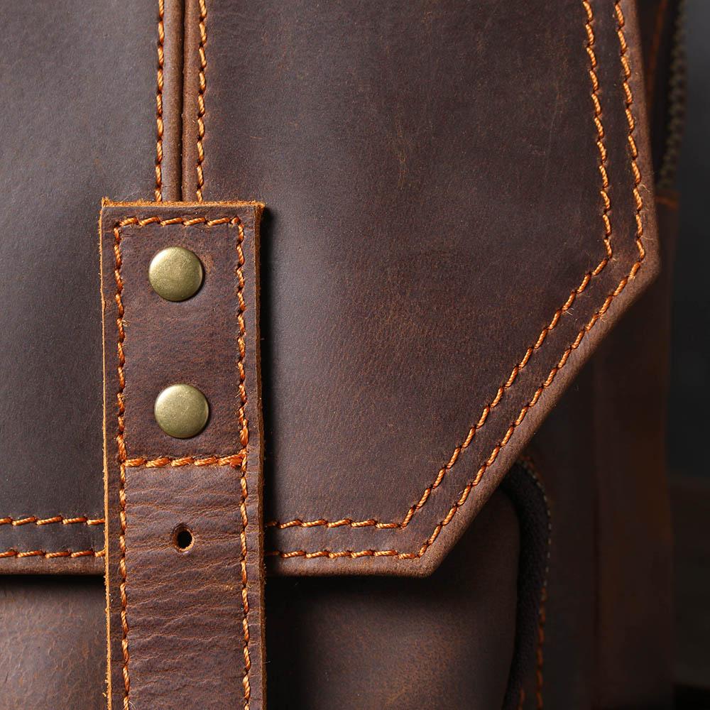 Rowan | Brown Leather Rucksack