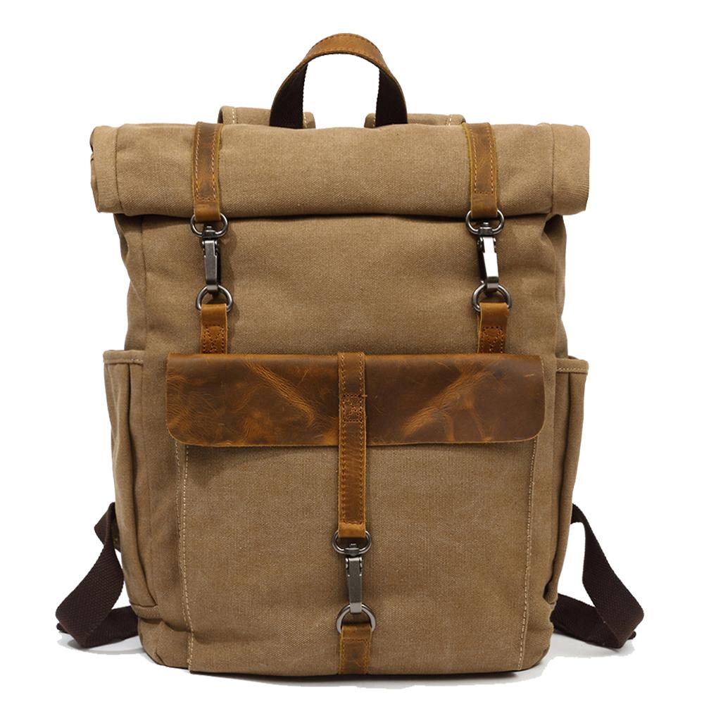 Elliot | Retro Canvas Rucksack