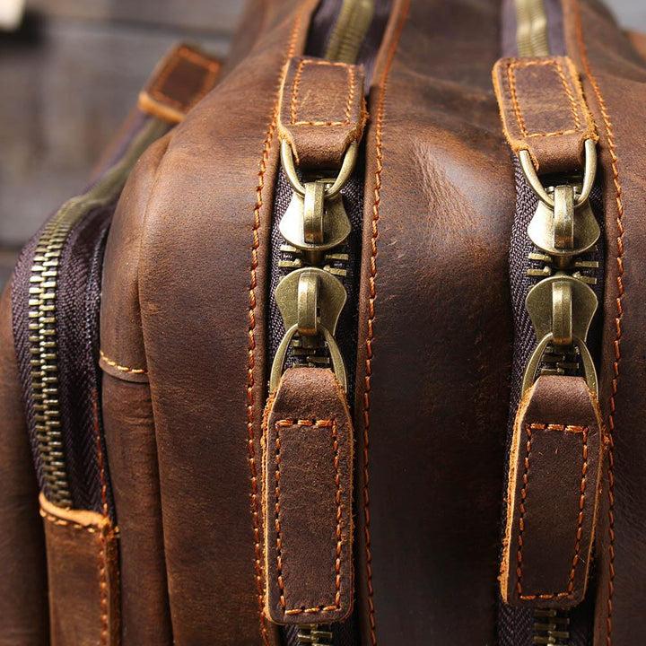 Rowan | Brown Leather Rucksack