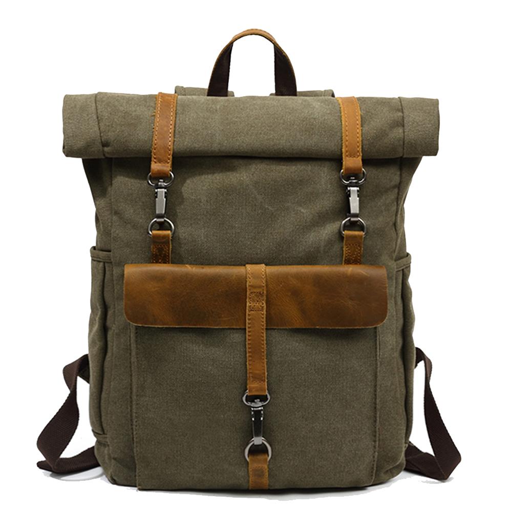 Elliot | Retro Canvas Rucksack